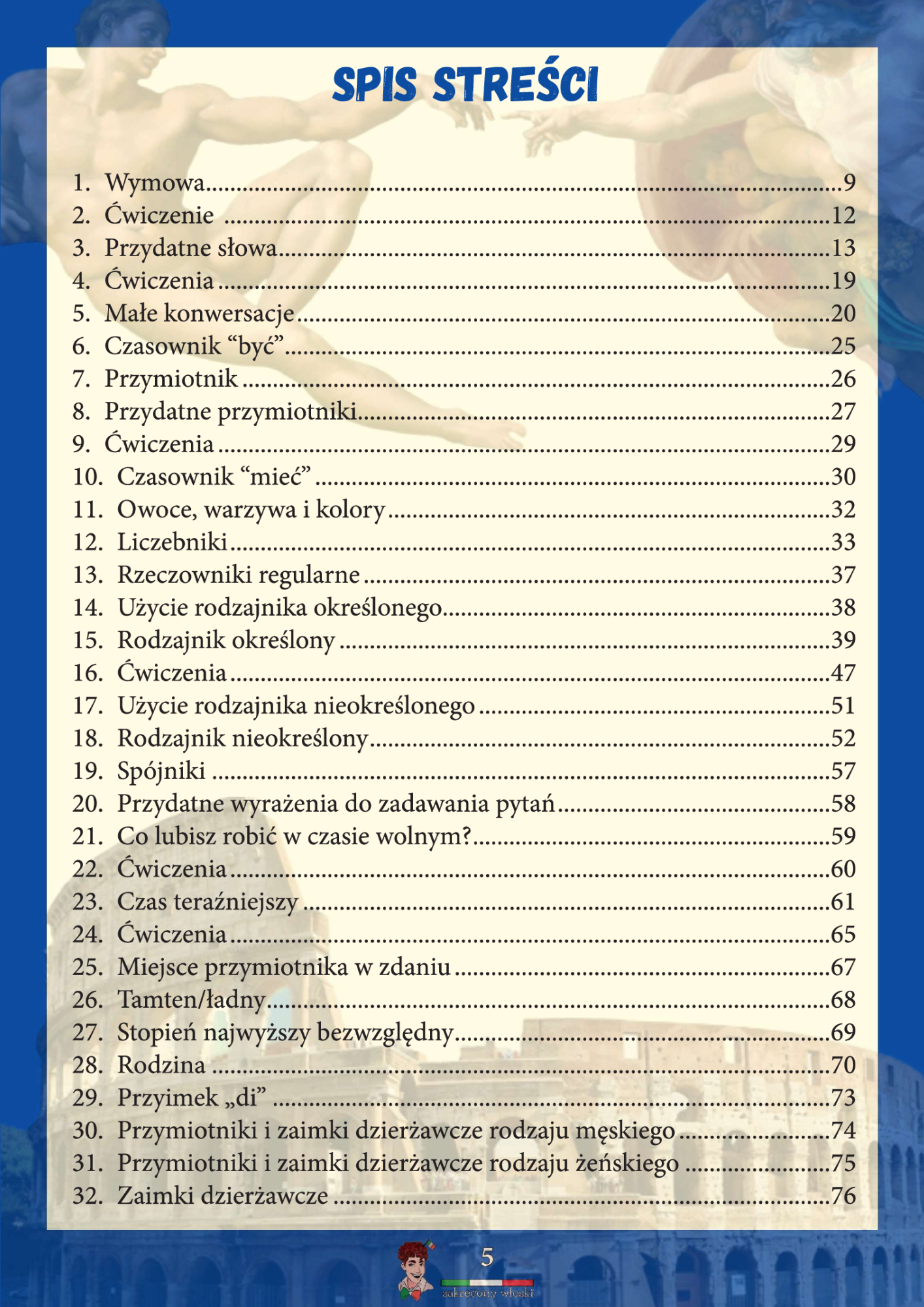 Zakręcone materiały A1 – przewodnik po języku włoskim, karty pracy - obrazek 2